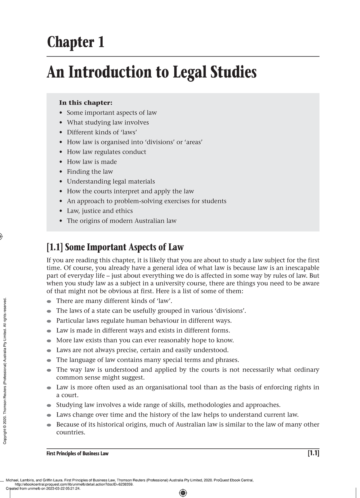 business law 1 homework