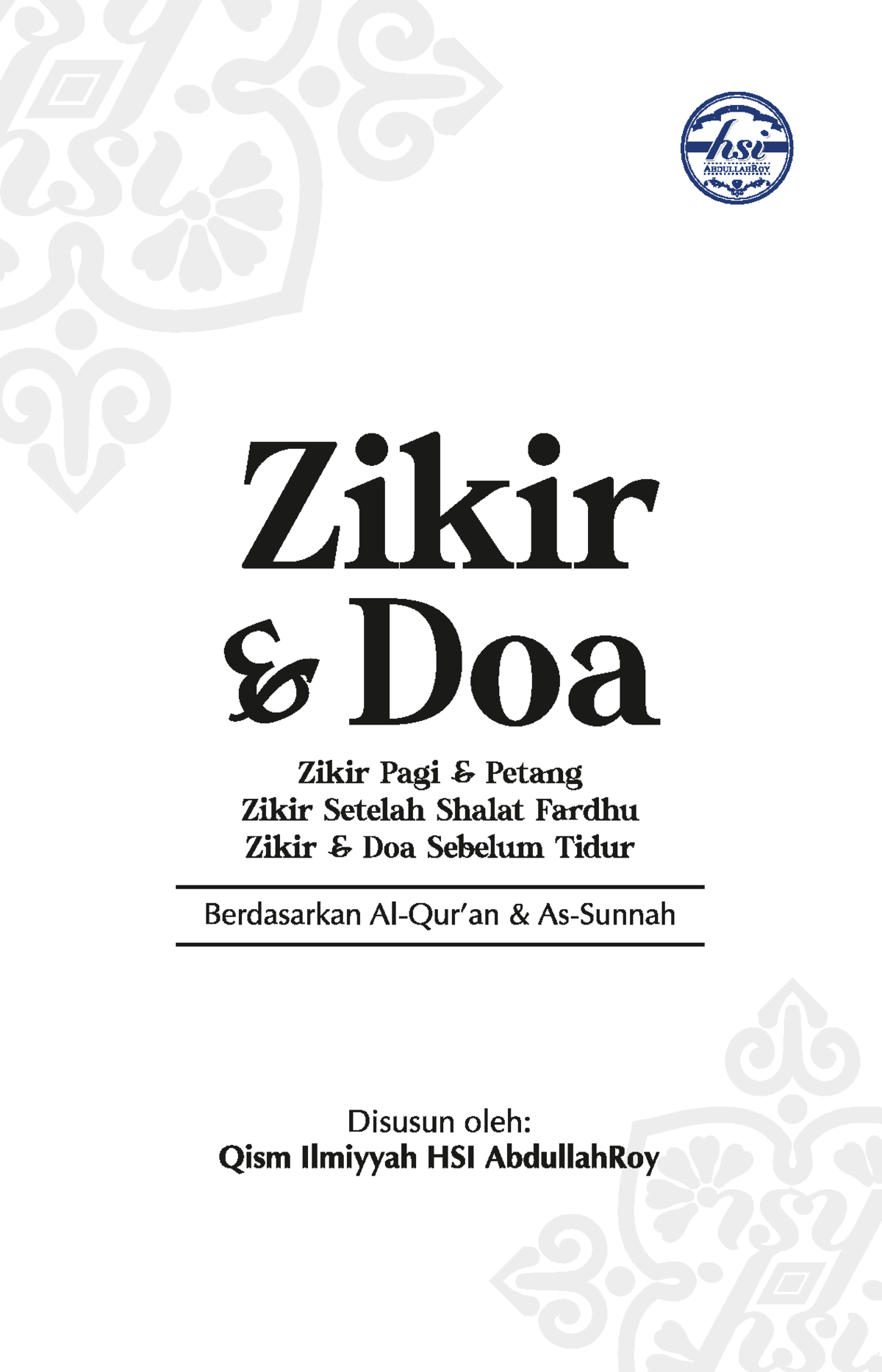 Buku Saku Zikir Pagi Petang HSI 9x14 - Fiqih Ibadah Dan Muamalah - Studocu