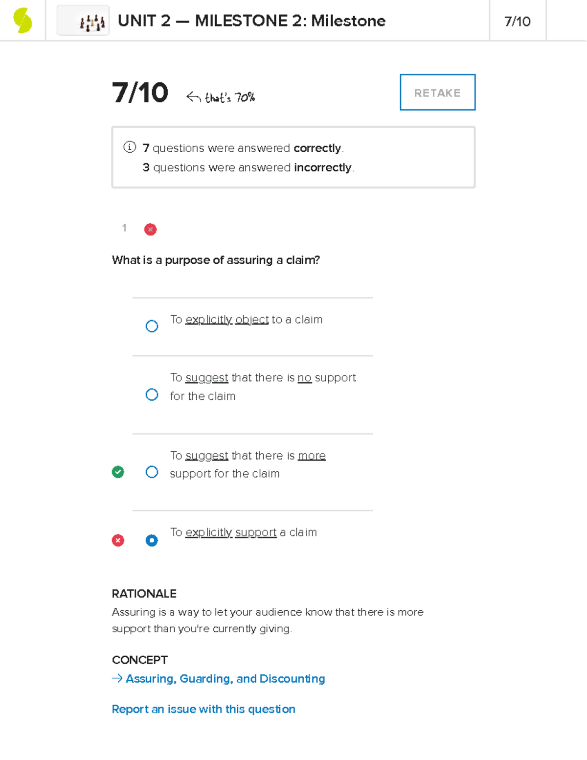 critical thinking milestone 2