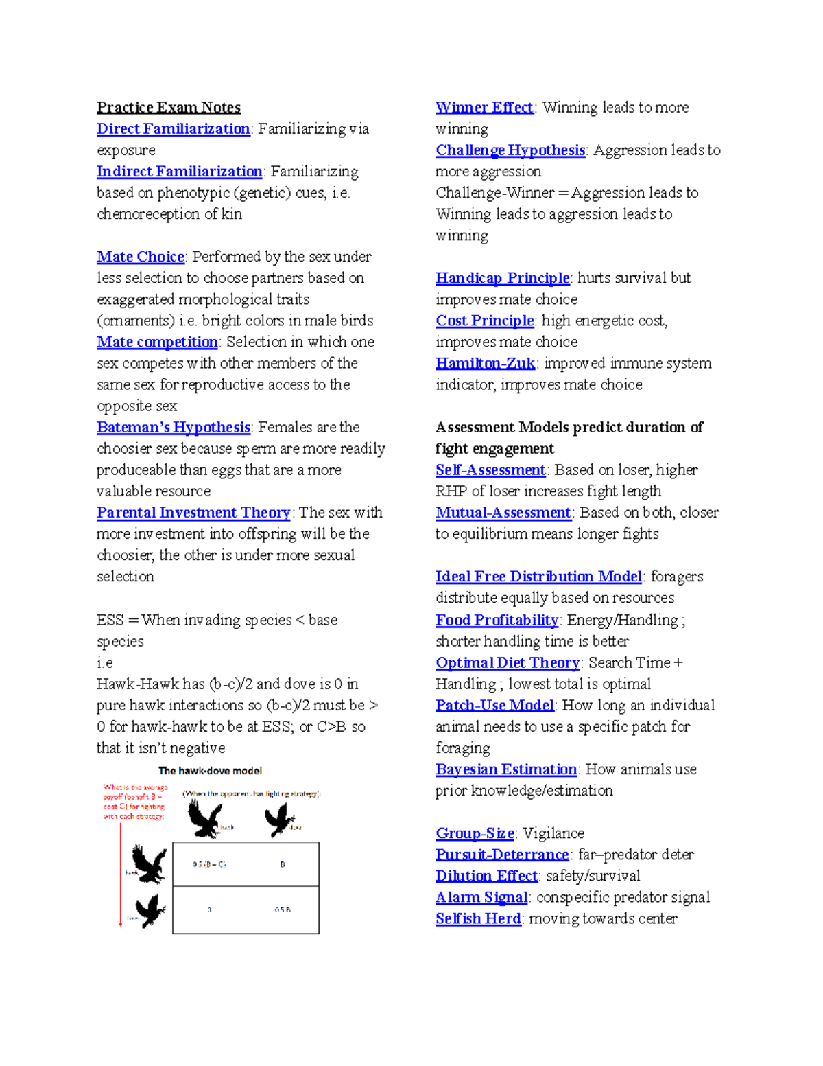 MT3 Jotes NPB102 - notes - Practice Exam Notes Direct Familiarization ...