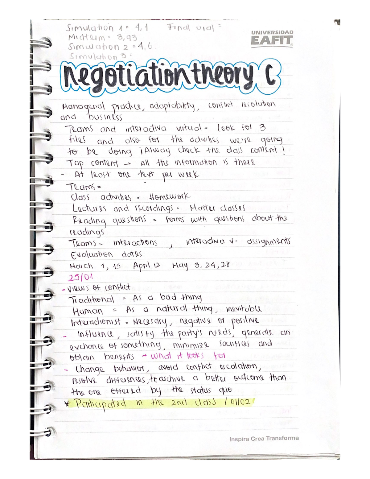 Apuntes Negotiation Theory - Theory Of Negotiation - Studocu