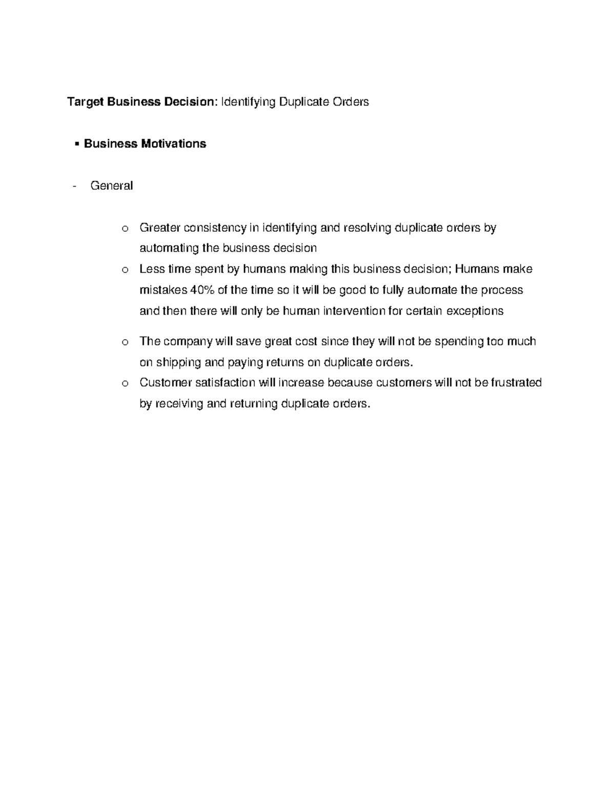 Usefulness Of -The DM - Bwhahaahahahha - Target Business Decision ...