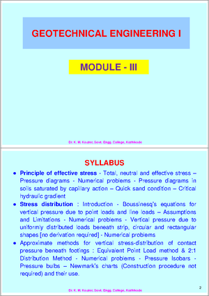 Geotechnical Engineering Solved MCQs [set-1] Mcq Mate.com - KTU - Studocu