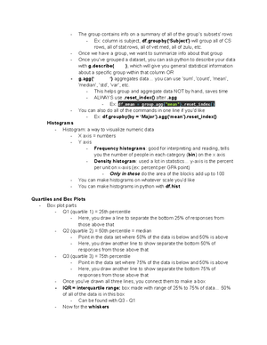 Stat107notes 7 - Lecture notes 7 - Python Functions for Random ...
