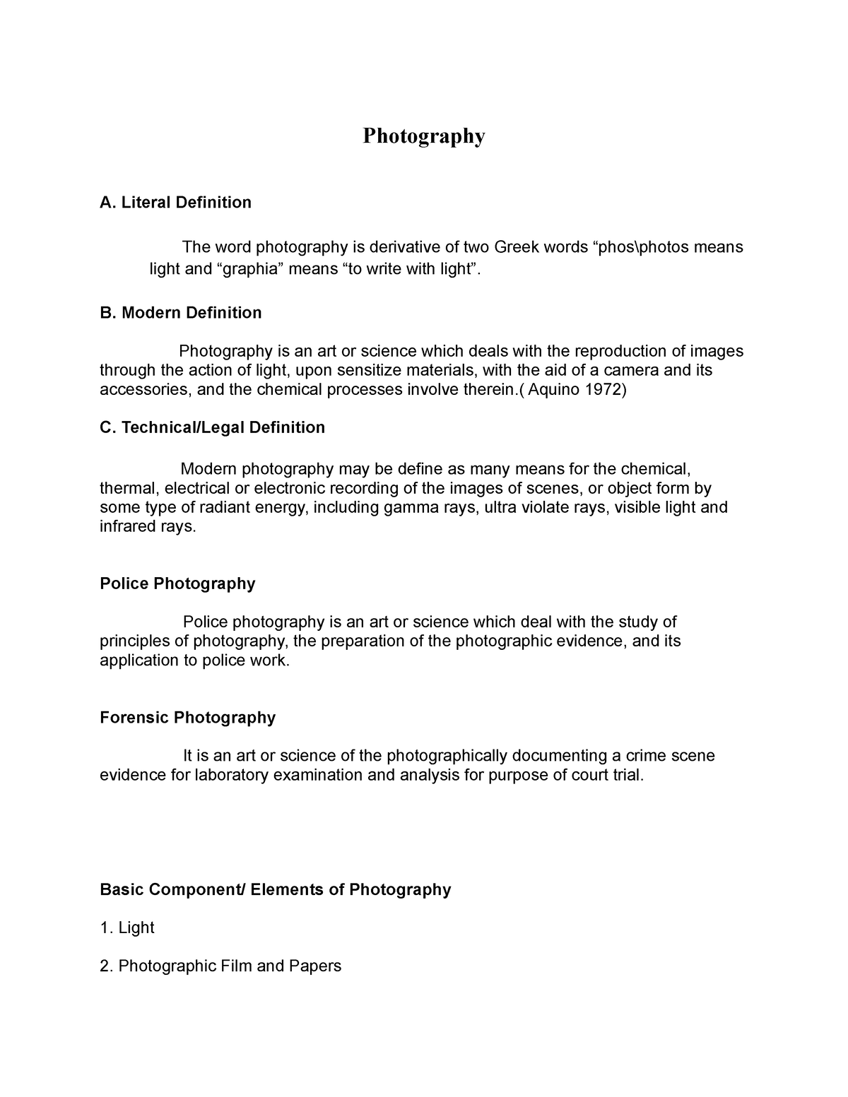 contemporary photography definition