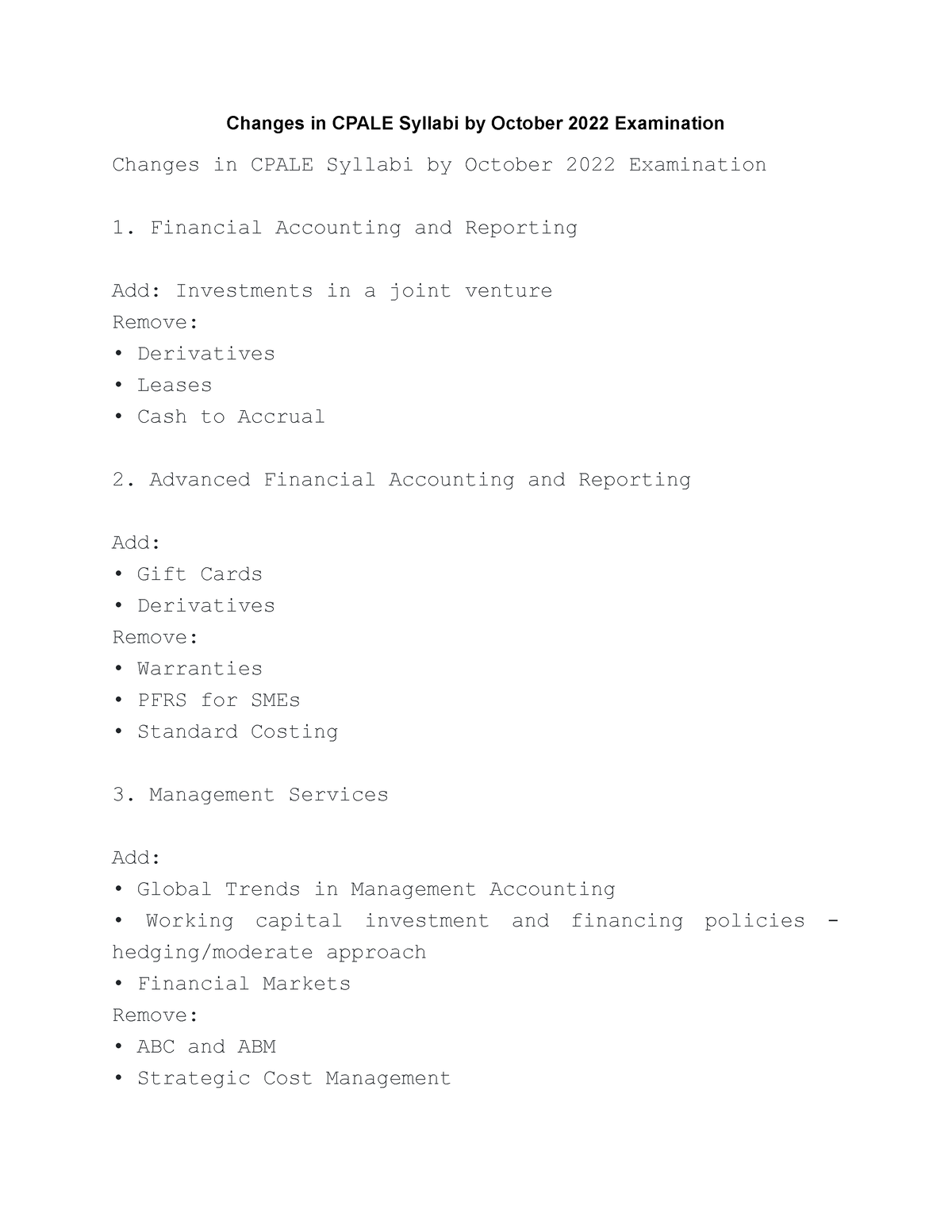 room assignments cpale october 2022