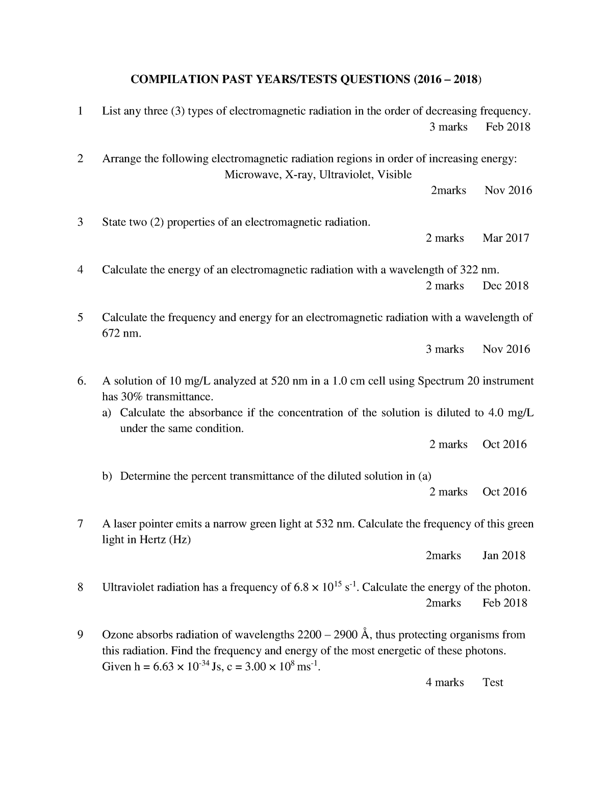 tutorial-1-past-test-questions-compilation-past-years-tests-questions