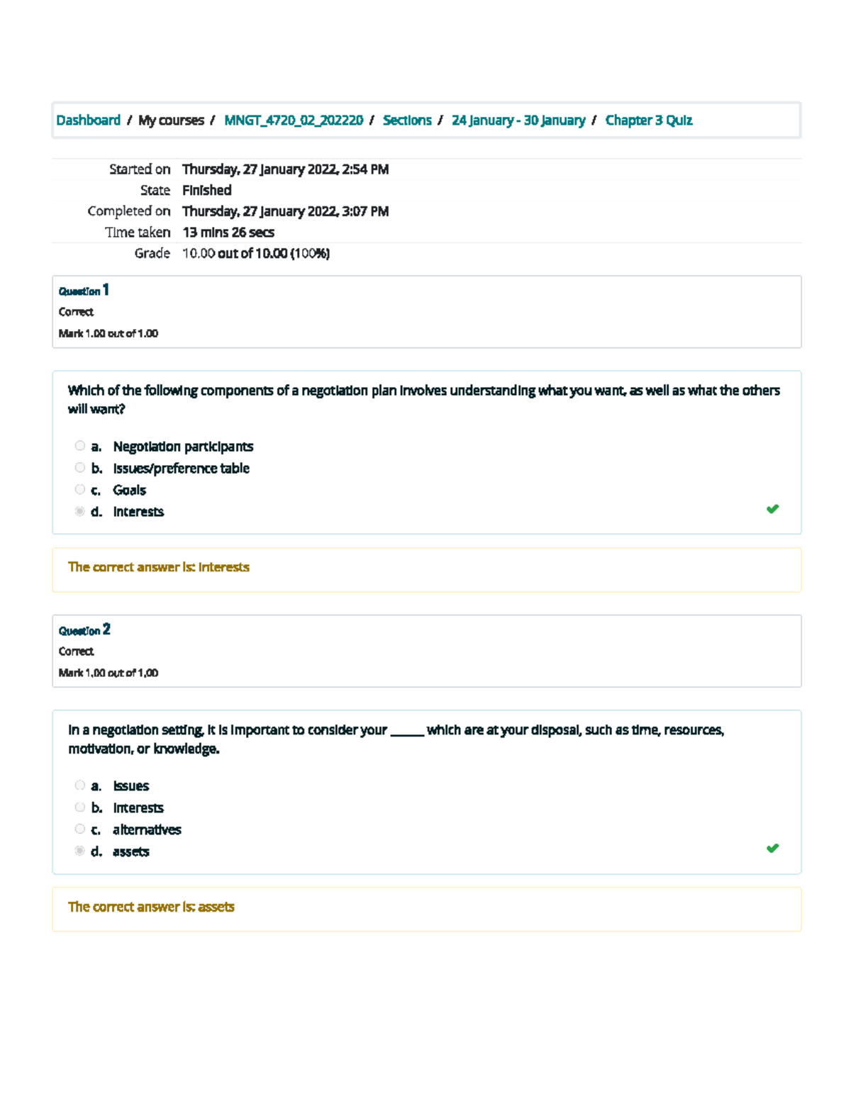 Quiz 3a - Quiz 3a - MNGT 4751 - Studocu
