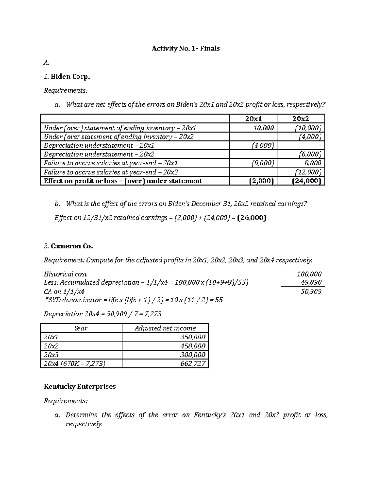 Finals Ia3 - Final Exam In Intermediate Accounting 3. With Solution ...