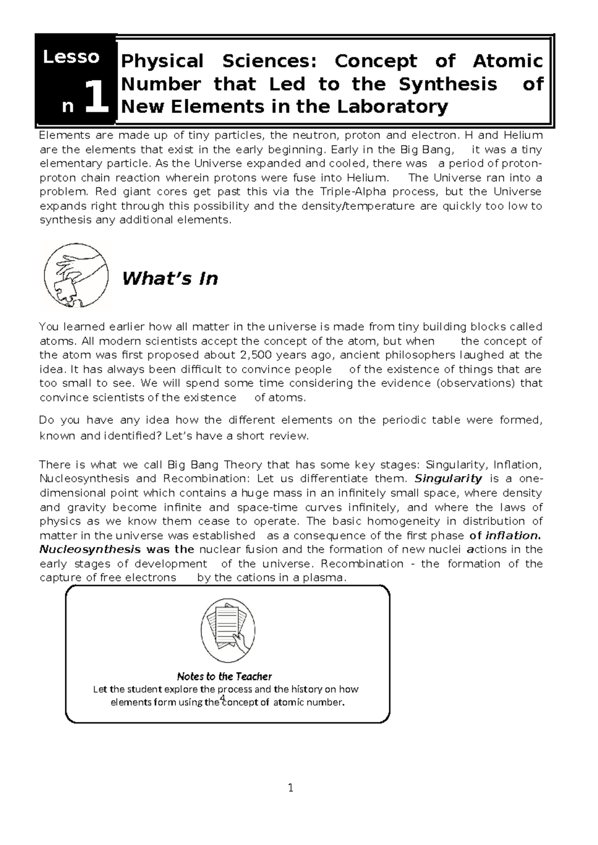 Physical-Science 11 Q1 Module-2-copy - Lesso N 1 Physical Sciences ...