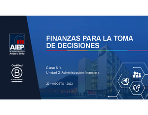 Finanzas para la Toma de Decisiones Presupuesto 1 Realizado - Instituto ...