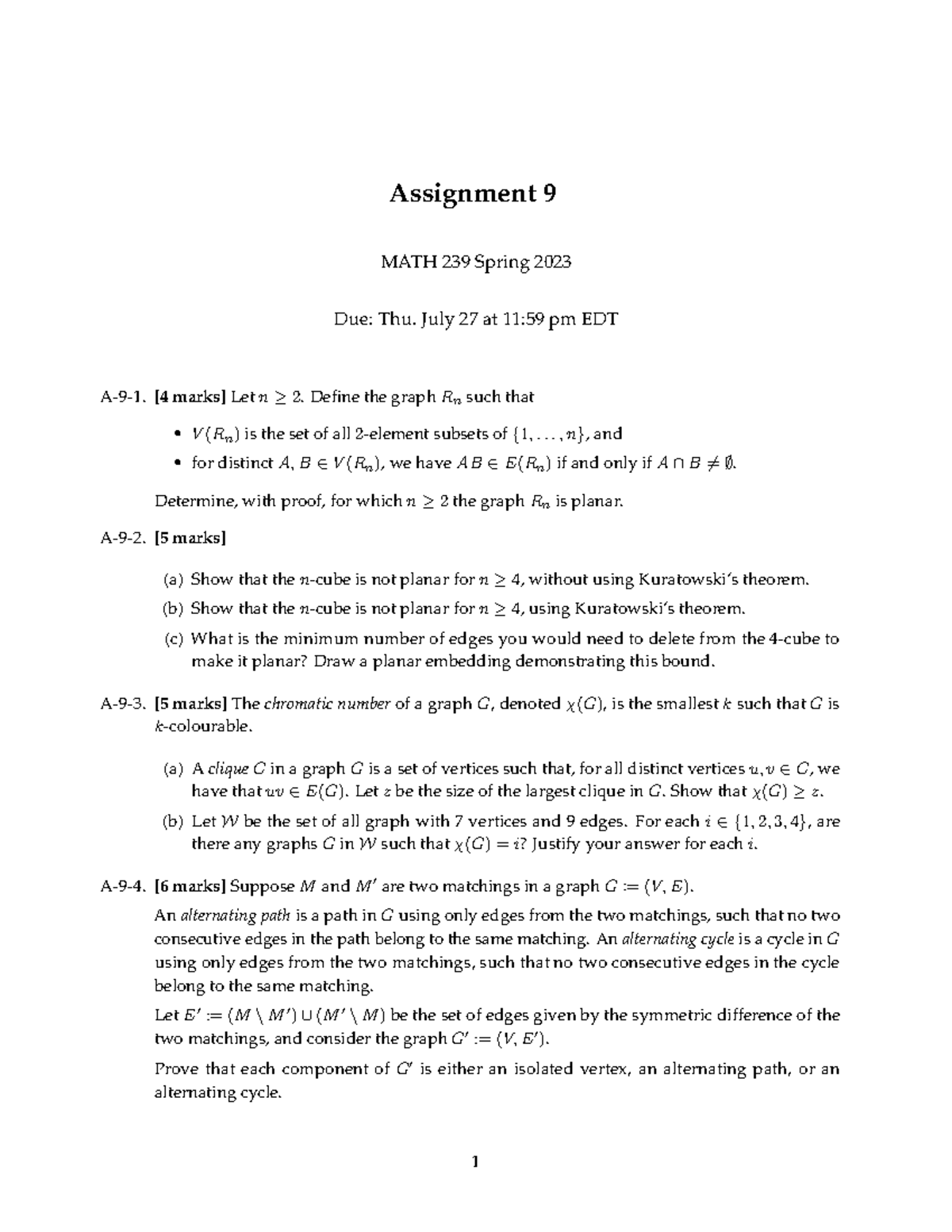 solved assignment spring 2023 studio 9