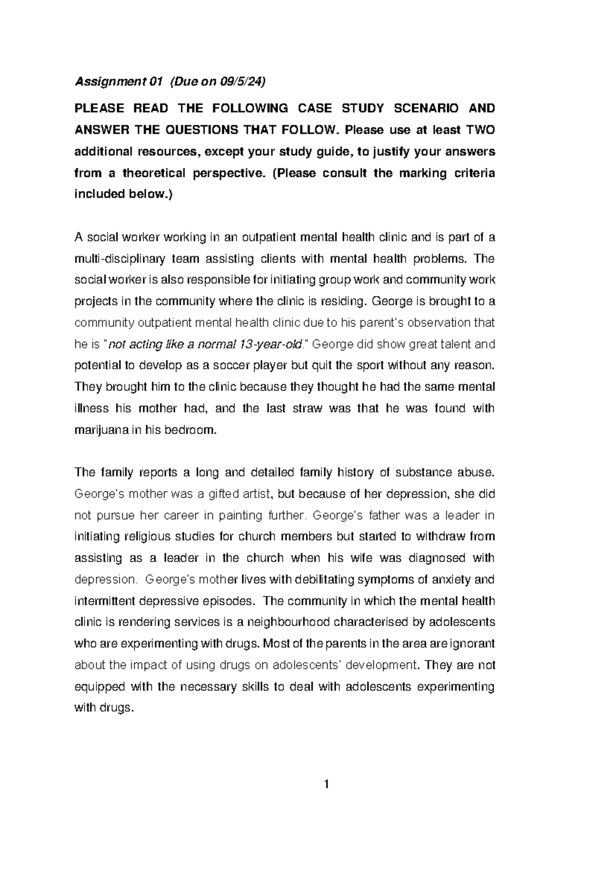 Bsw4802 Assignment 1 Bsw4805 1 Assignment 01 Due On 09 5 24 Please Read The Following Bsw4802 Assignment 1 Bsw4805 1 Assignment 01 Due On 09 5 24 Please Read The Following