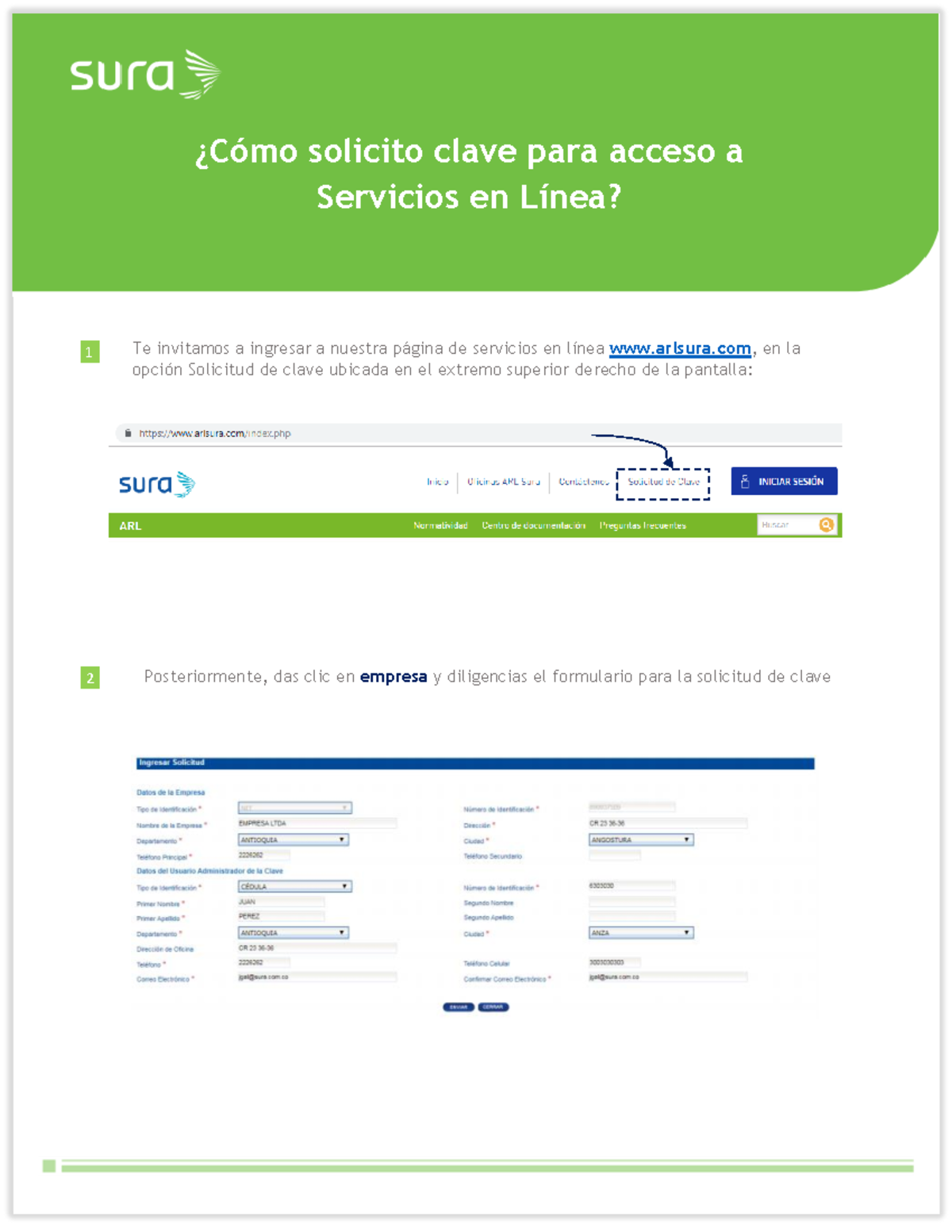 18. Instructivo solicitud de clave con envío de link øCÛmo solicito