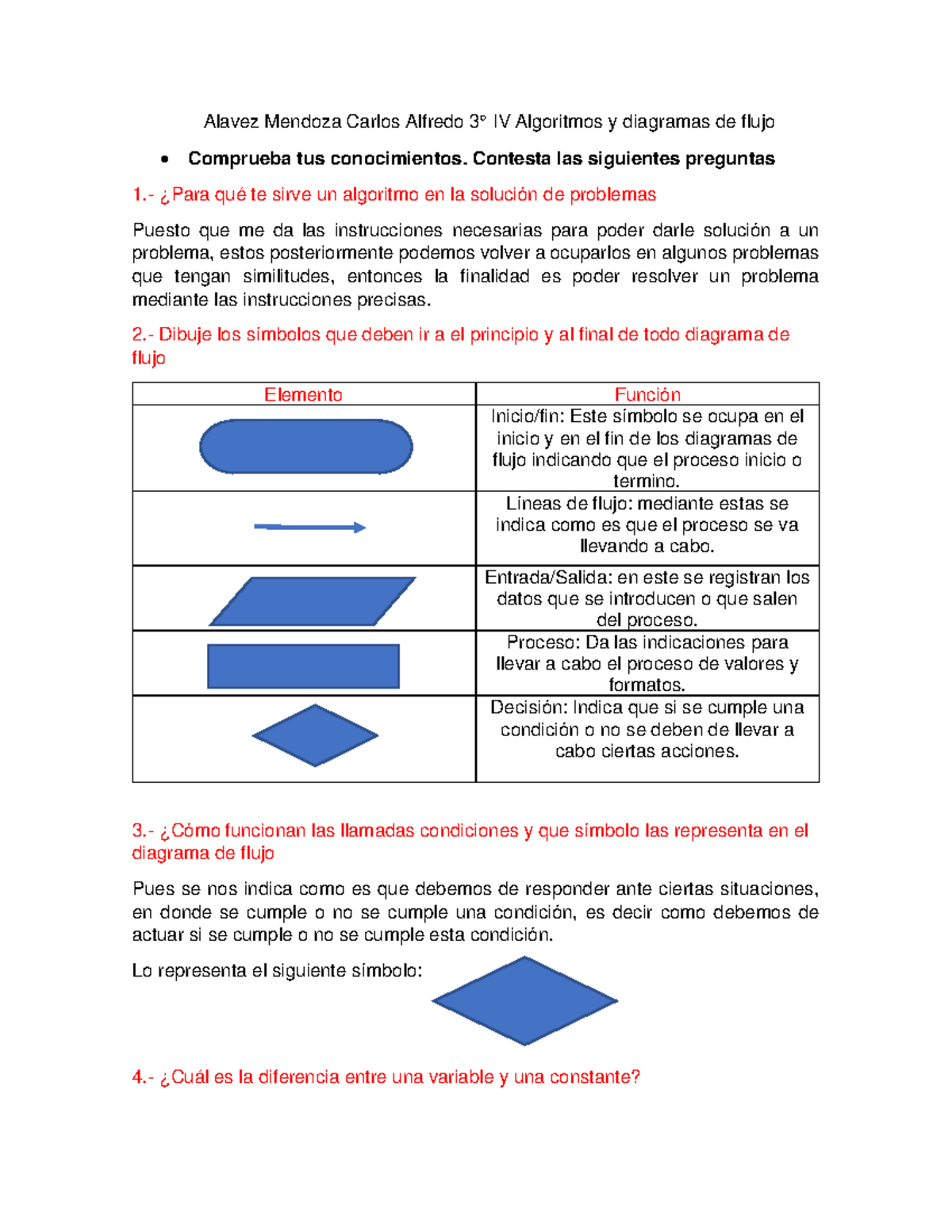 Alavez Mendoza Carlos Alfredo 3° IV Diagramas de flujo y algoritmos ...