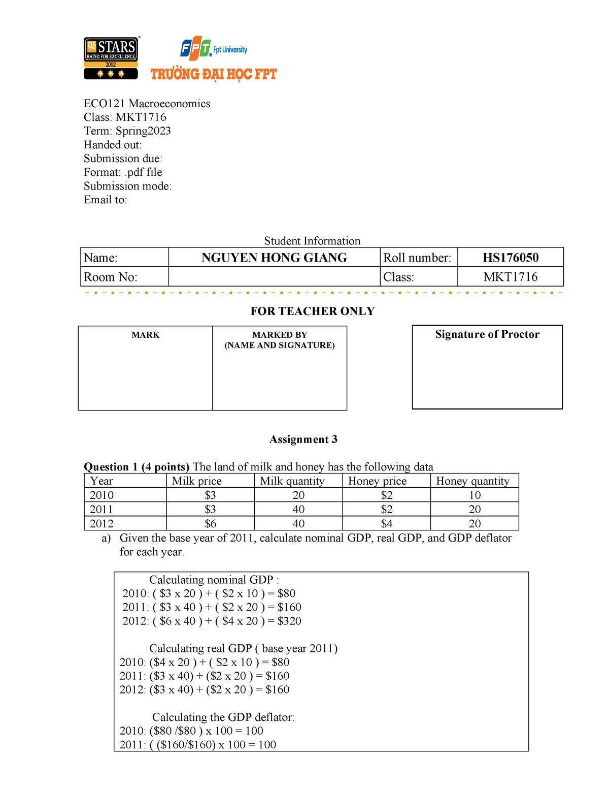 ECO121 Individual Assignment 03 Nguyen Hong Giang - ECO121 ...