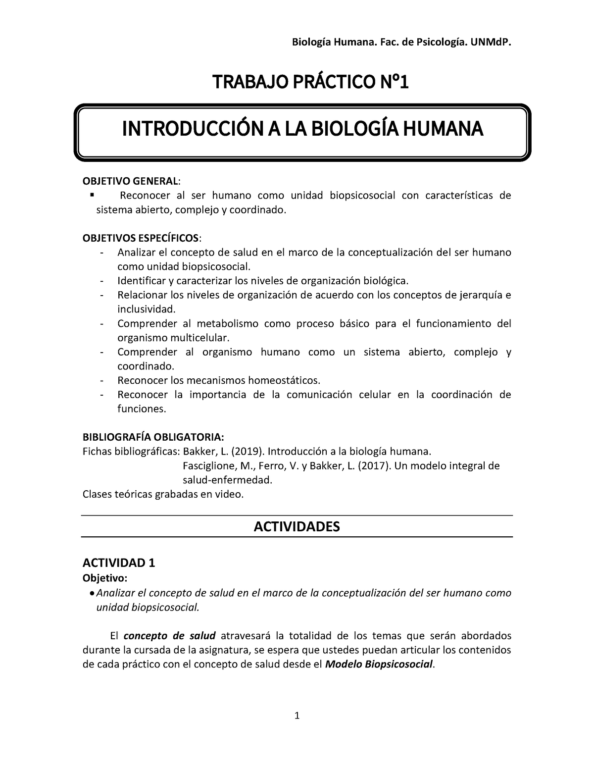 Guia De Actividades TP1 - TRABAJO PR¡CTICO N∫ OBJETIVO GENERAL ...