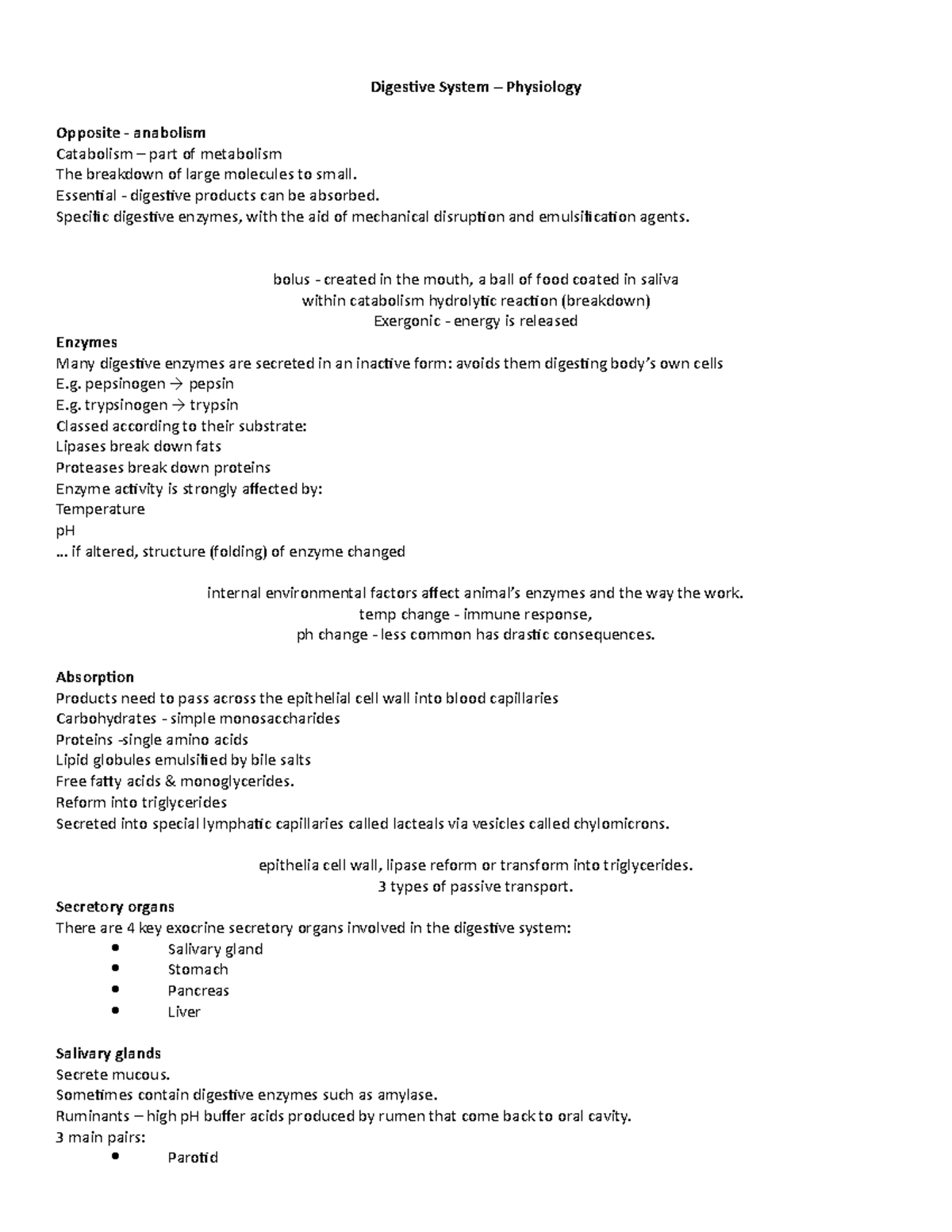 Do bile salts break down fats