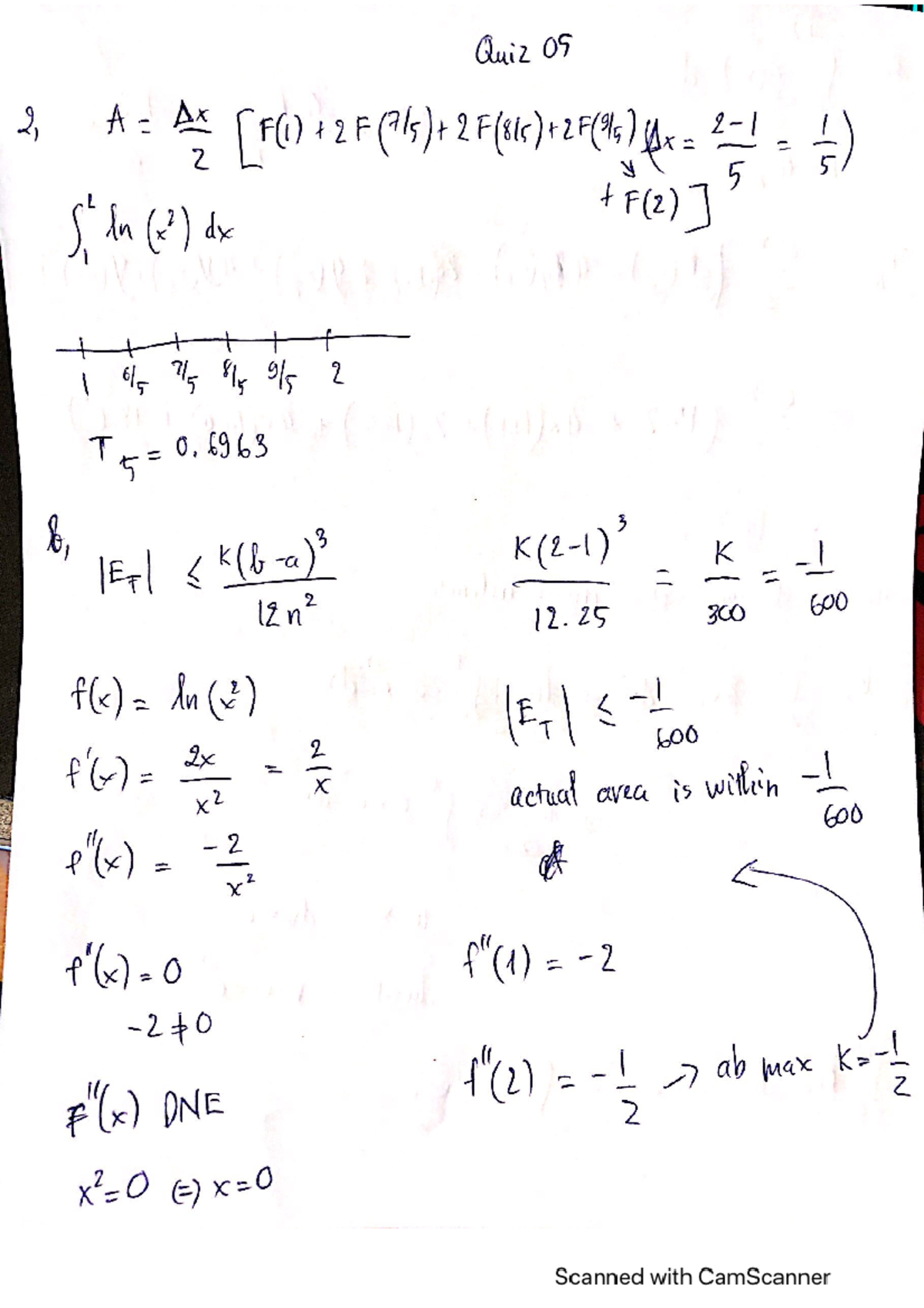 Quizzes Solution - MATH 141 - Studocu