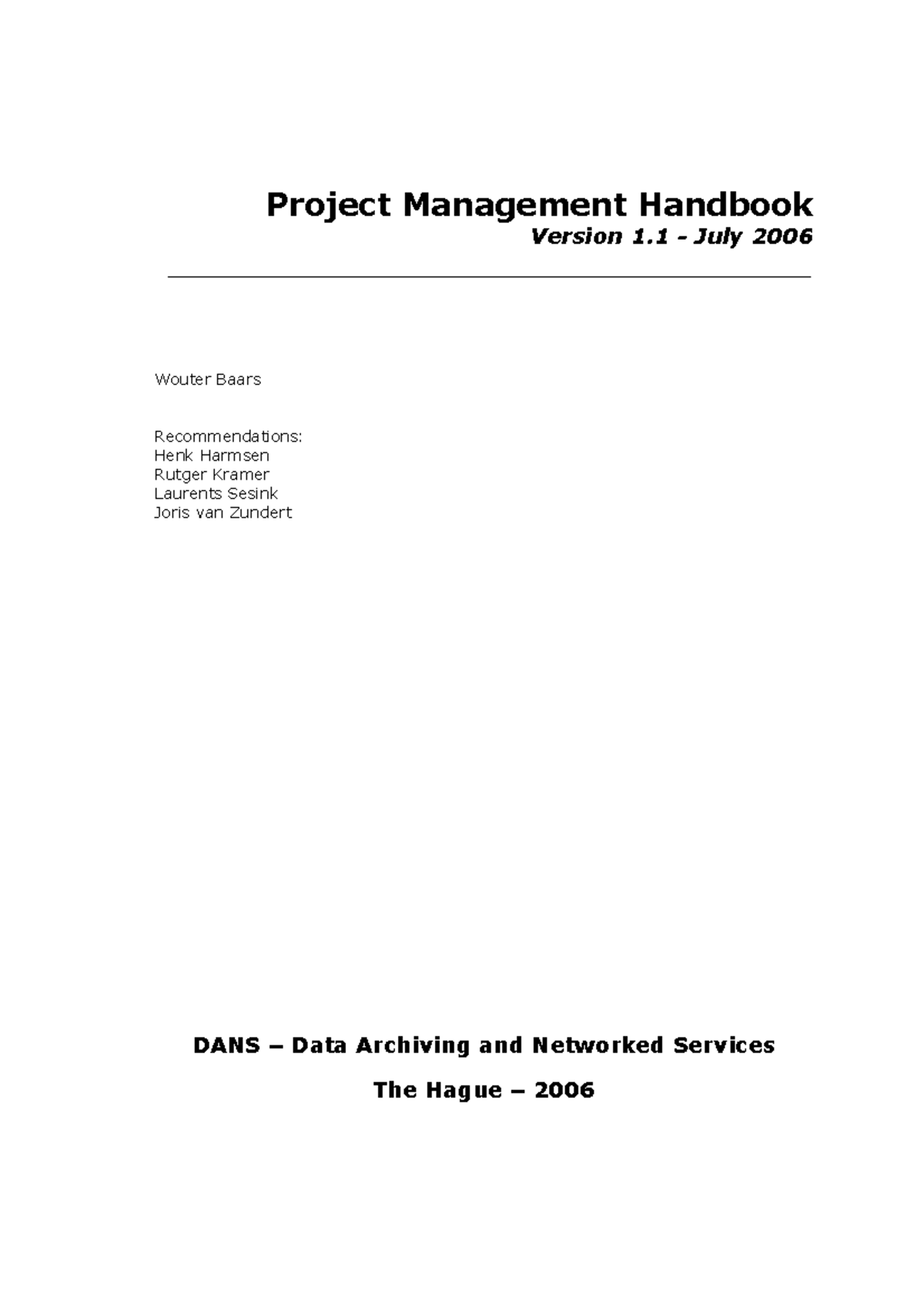 project-management-handbook-for-inf-technology-project-management