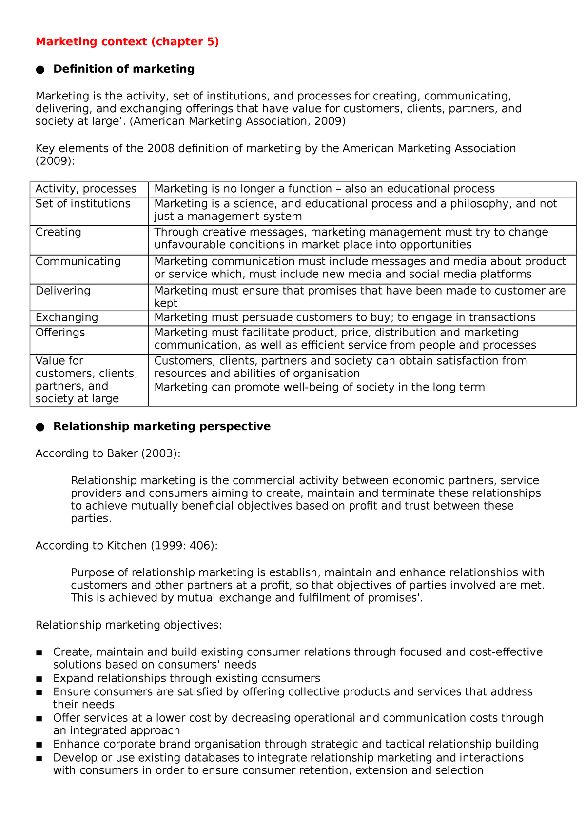 com3701-notes-marketing-context-chapter-5-definition-of-marketing