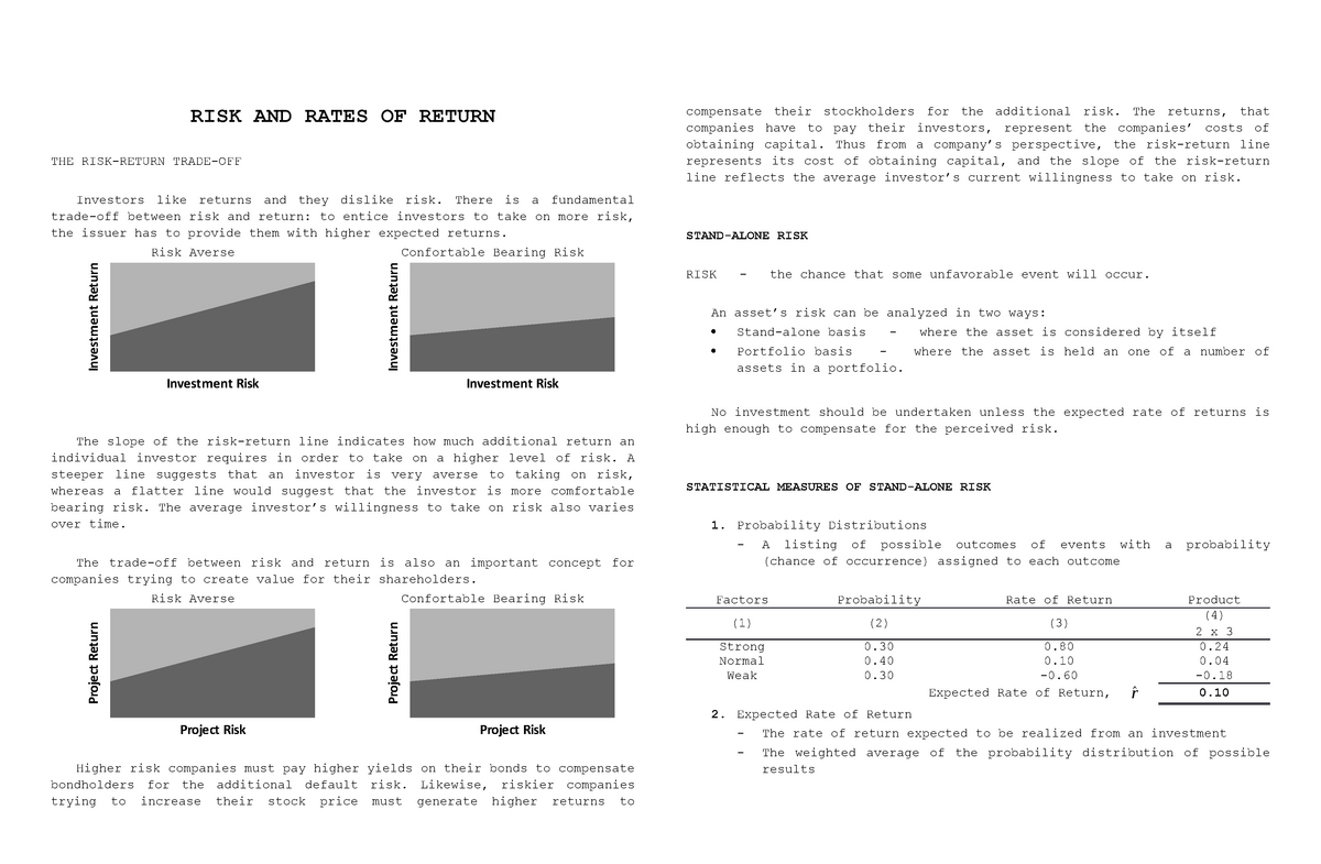 risk-and-rates-of-return-risk-and-rates-of-return-the-risk-return