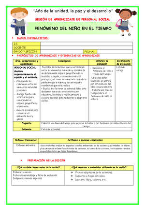DIA 01 Ficha DE Trabajo - Comunicacion - “Año de la unidad, la paz y el ...