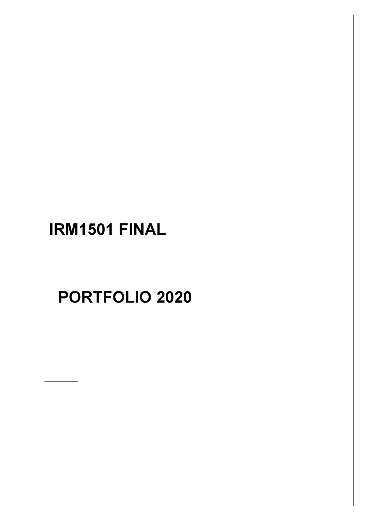 final-assessment-03-irm1501-final-portfolio-2020-table-of-contents