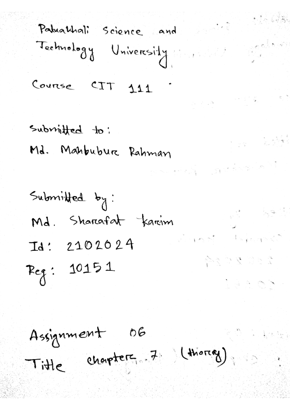 Chapter 7 - ansi c balaguruswamy - Computer and Information Technology ...