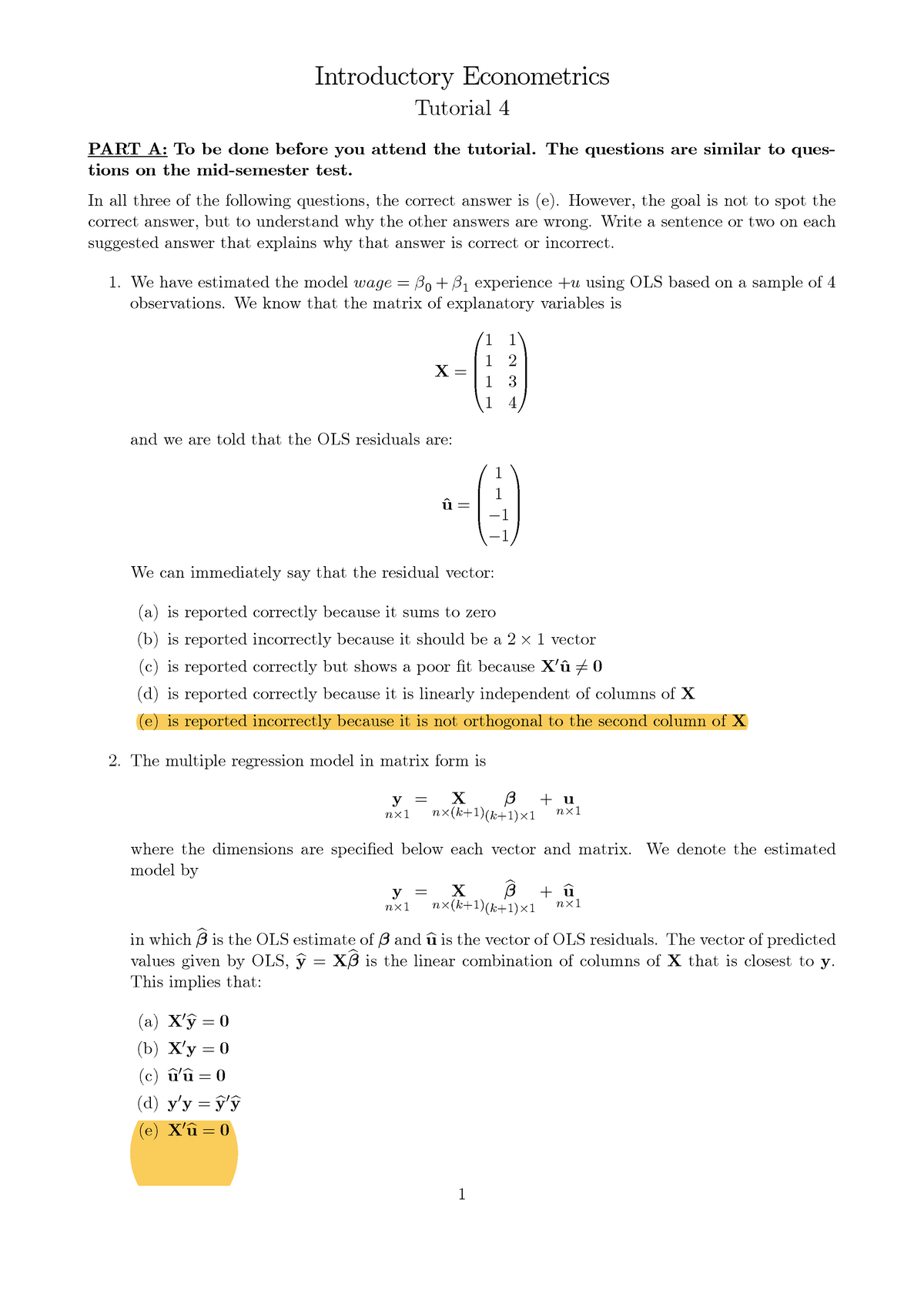 Tute4 Tutorial 4 Semester 2 Studocu