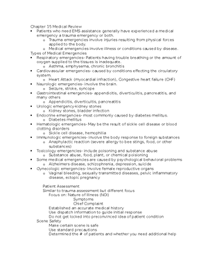 Chapter 16 Respiratory Emergencies - Chapter 16 Respiratory Emergencies ...