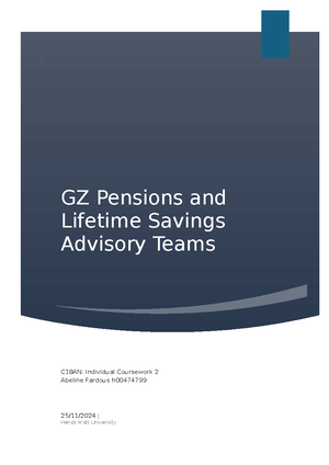 CW2 - Individual Assignment Guidelines - Coursework 2 – Individual ...
