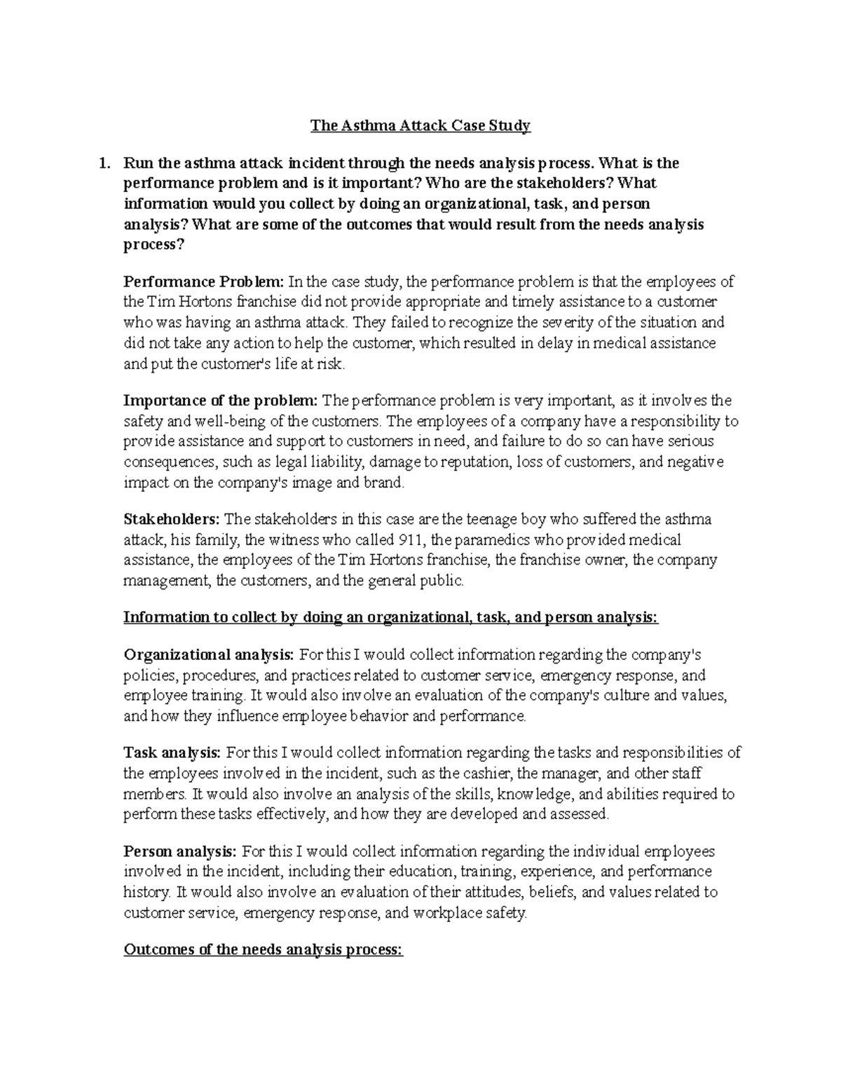 physiotherapy case study of asthma