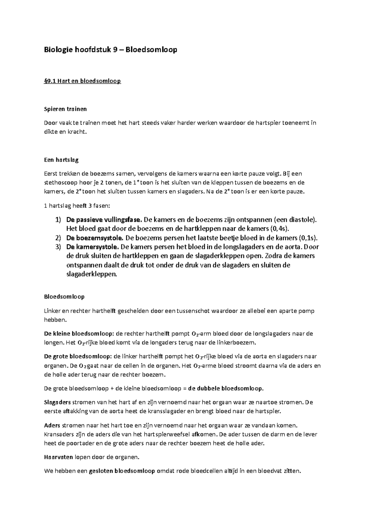 Biologie Samenvatting Hoofdstuk 9 En 10 - Biologie Hoofdstuk 9 ...