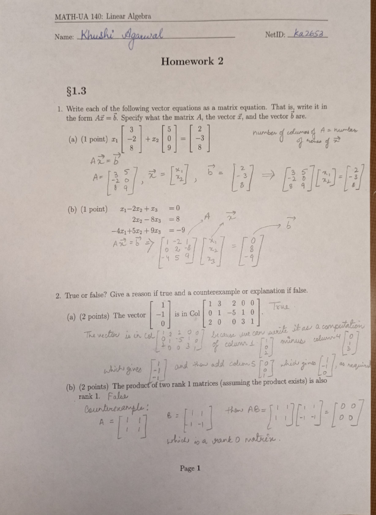 college algebra homework 2 2