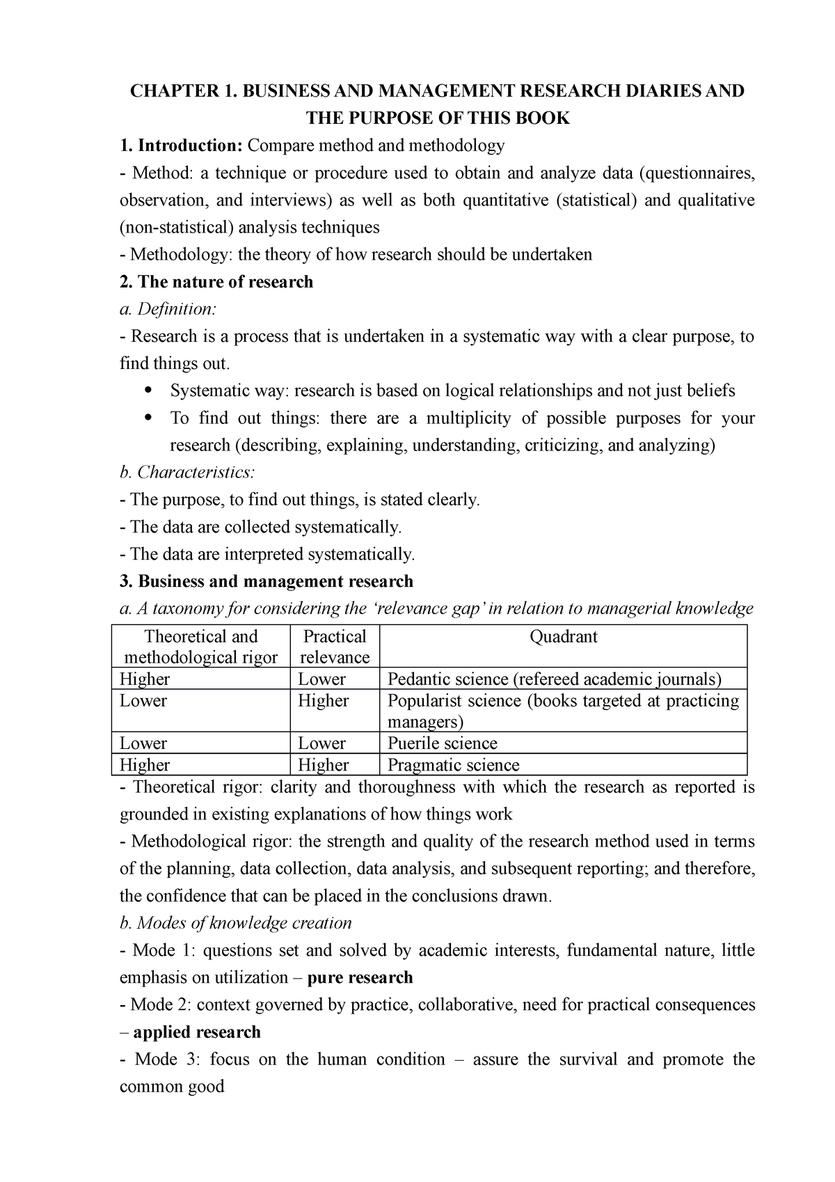 business research method chapter 1