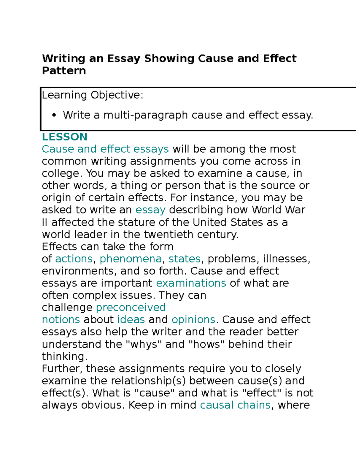 writing-essay-showing-cause-and-effect-pattern-writing-an-essay