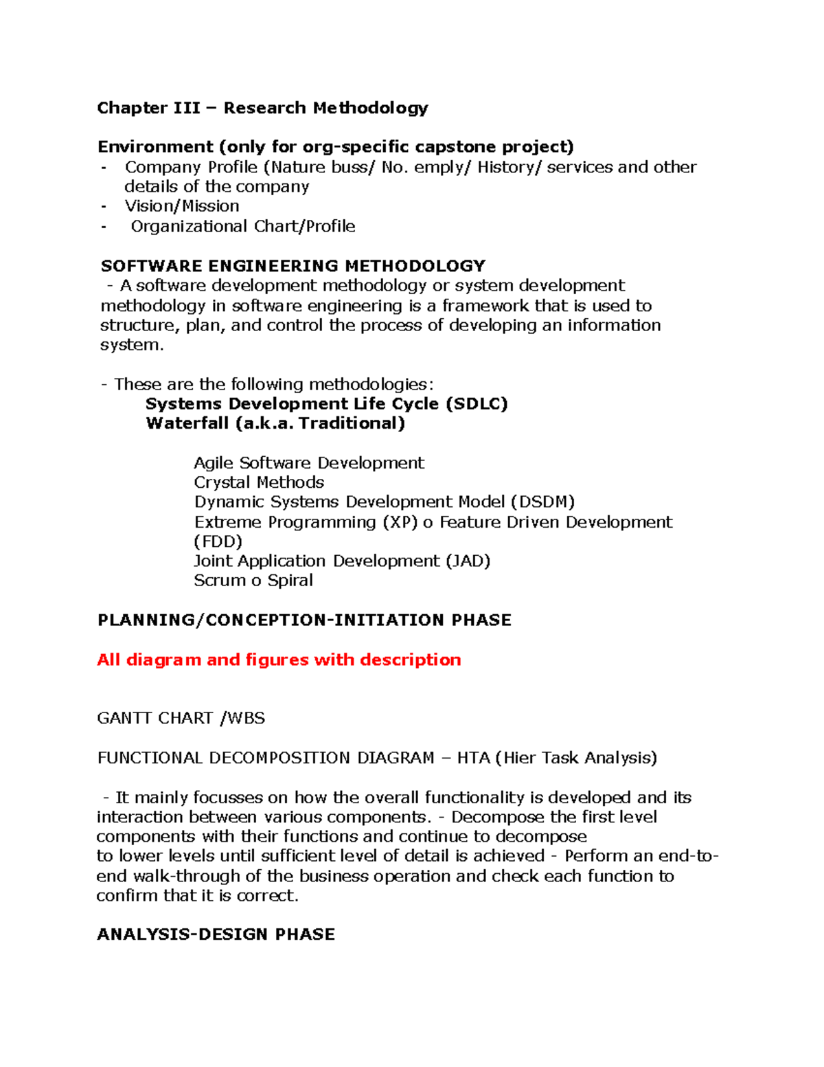 Captone 126 Chapter 3 Lecture Notes 2 Chapter III Research 