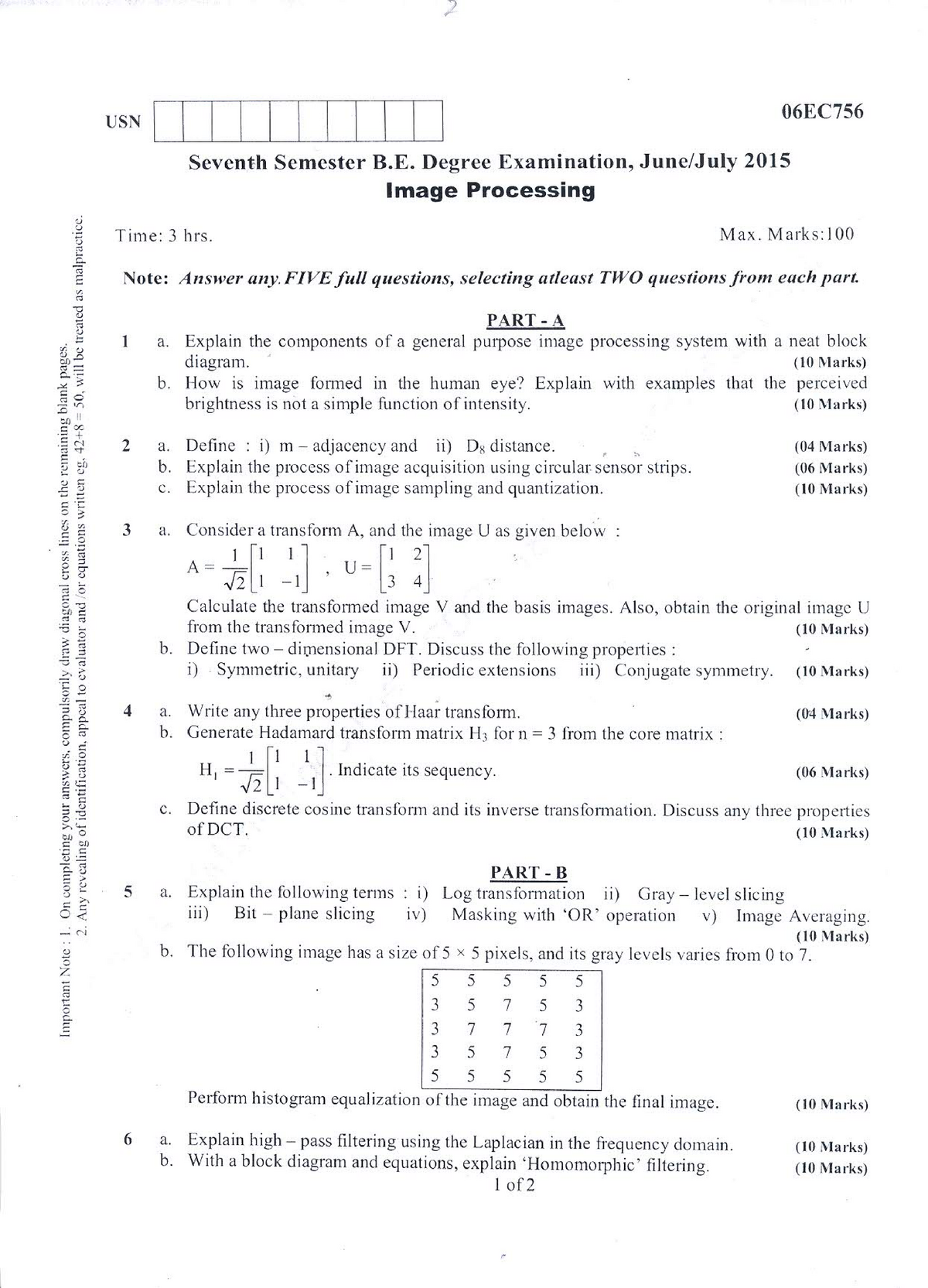 phd old question papers