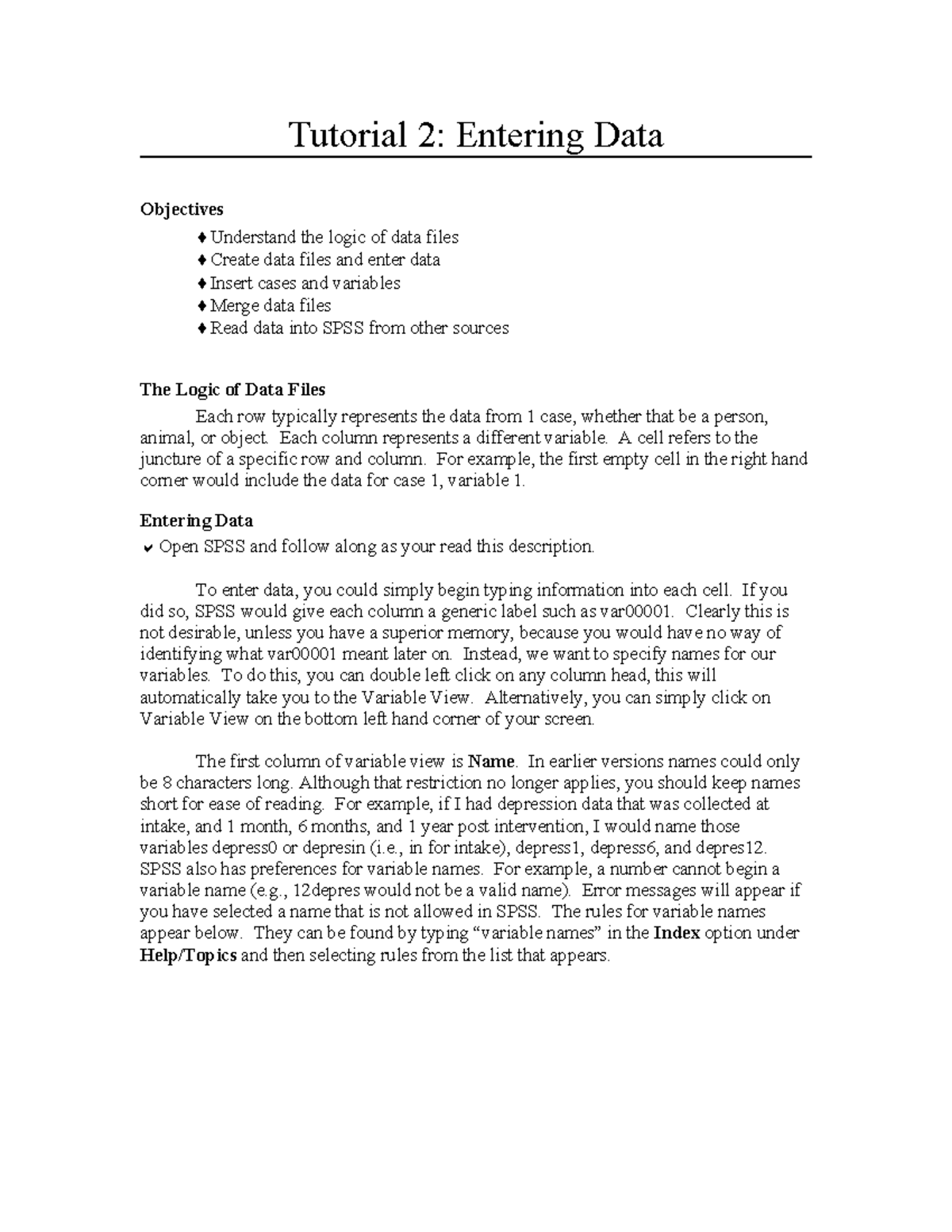 spss-t2-practical-tutorial-2-entering-data-objectives-understand