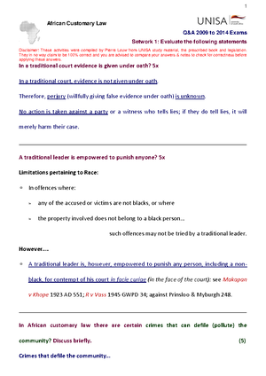 IND2601 MCQ 2023 Possible Questions Exam - IND2601 - Studocu