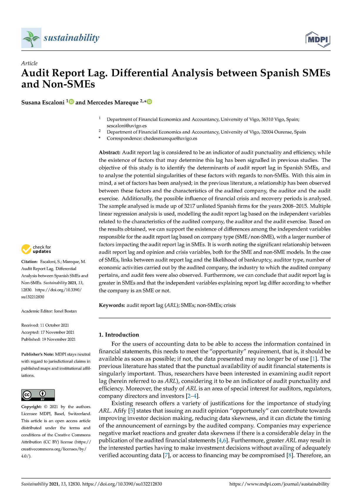 Audit Report Lag Differential Analysis Between Spanish SMEs And Non   Thumb 1200 1697 