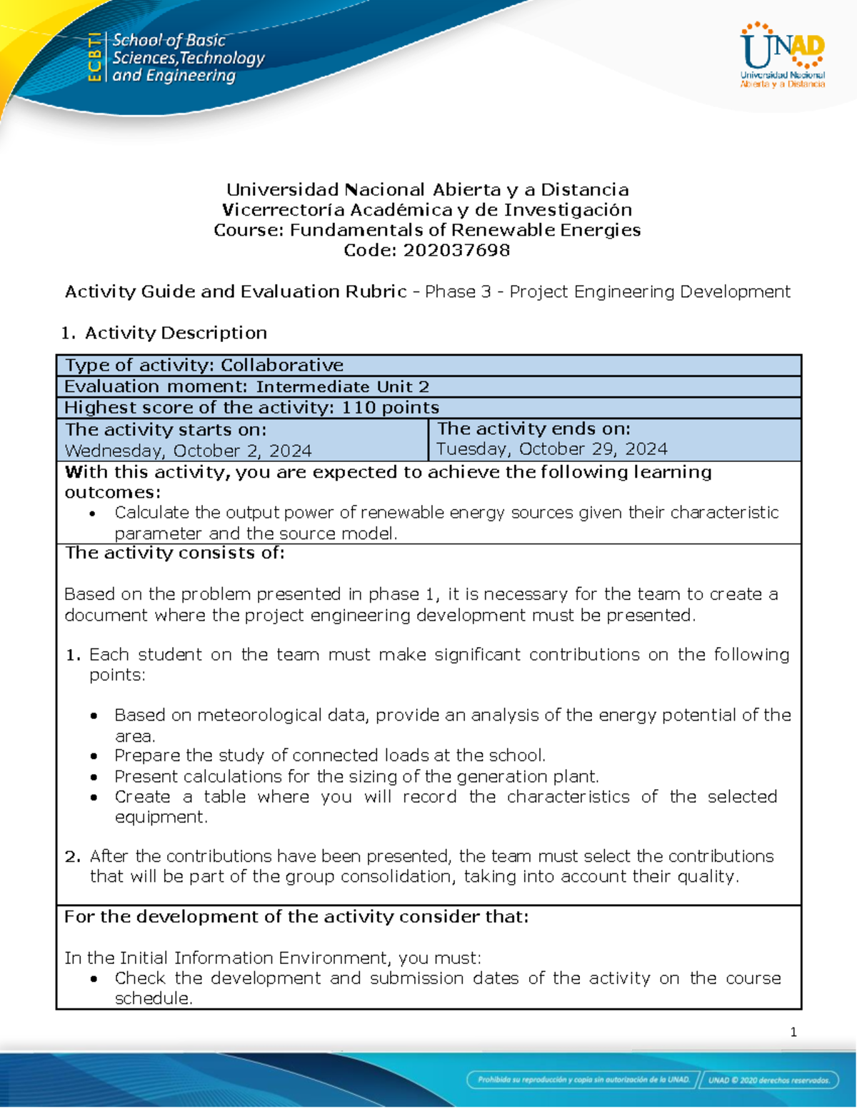 Activity Guide and Evaluation Rubric - Unit 2 - Phase 3 - Project ...