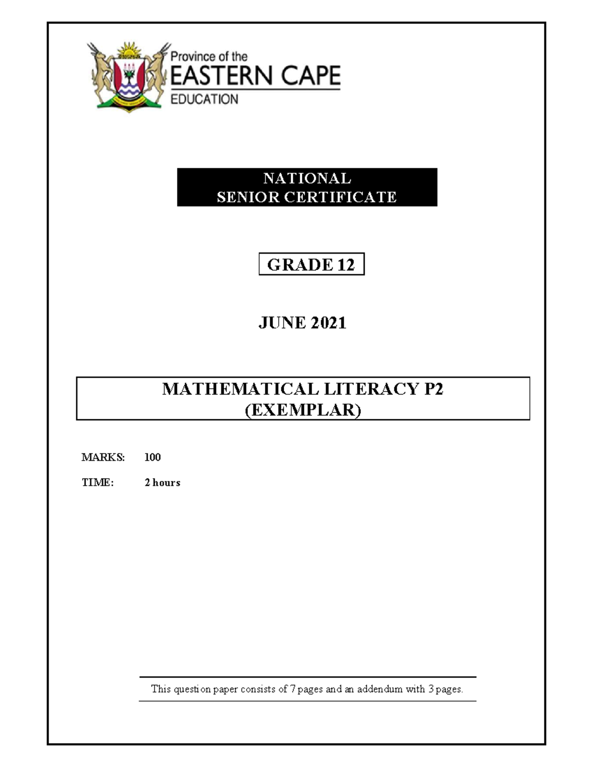 maths lit paper 2 june 2024 grade 11 pdf download