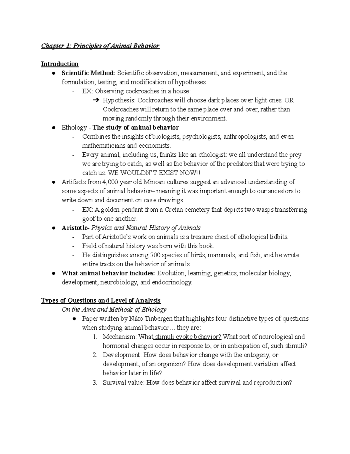 chapter-1-principles-of-animal-behavior-notes-chapter-1-principles