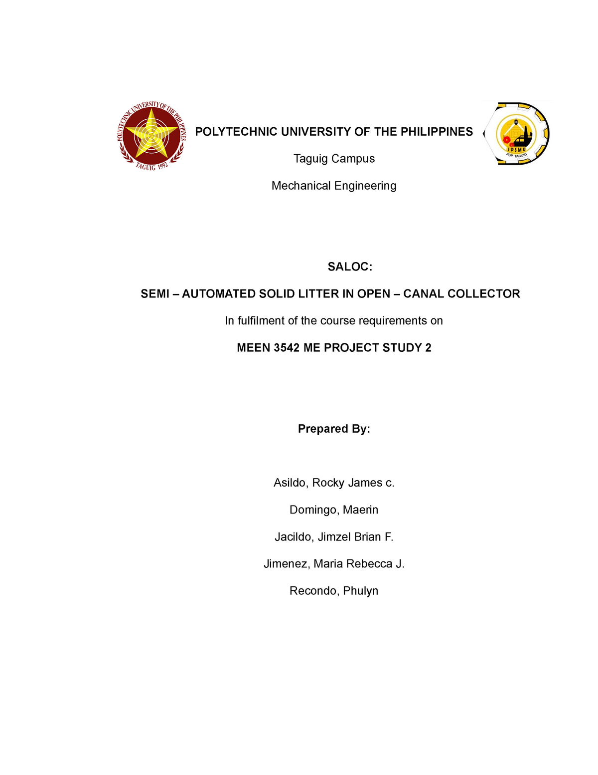 mechanical engineering thesis topics philippines