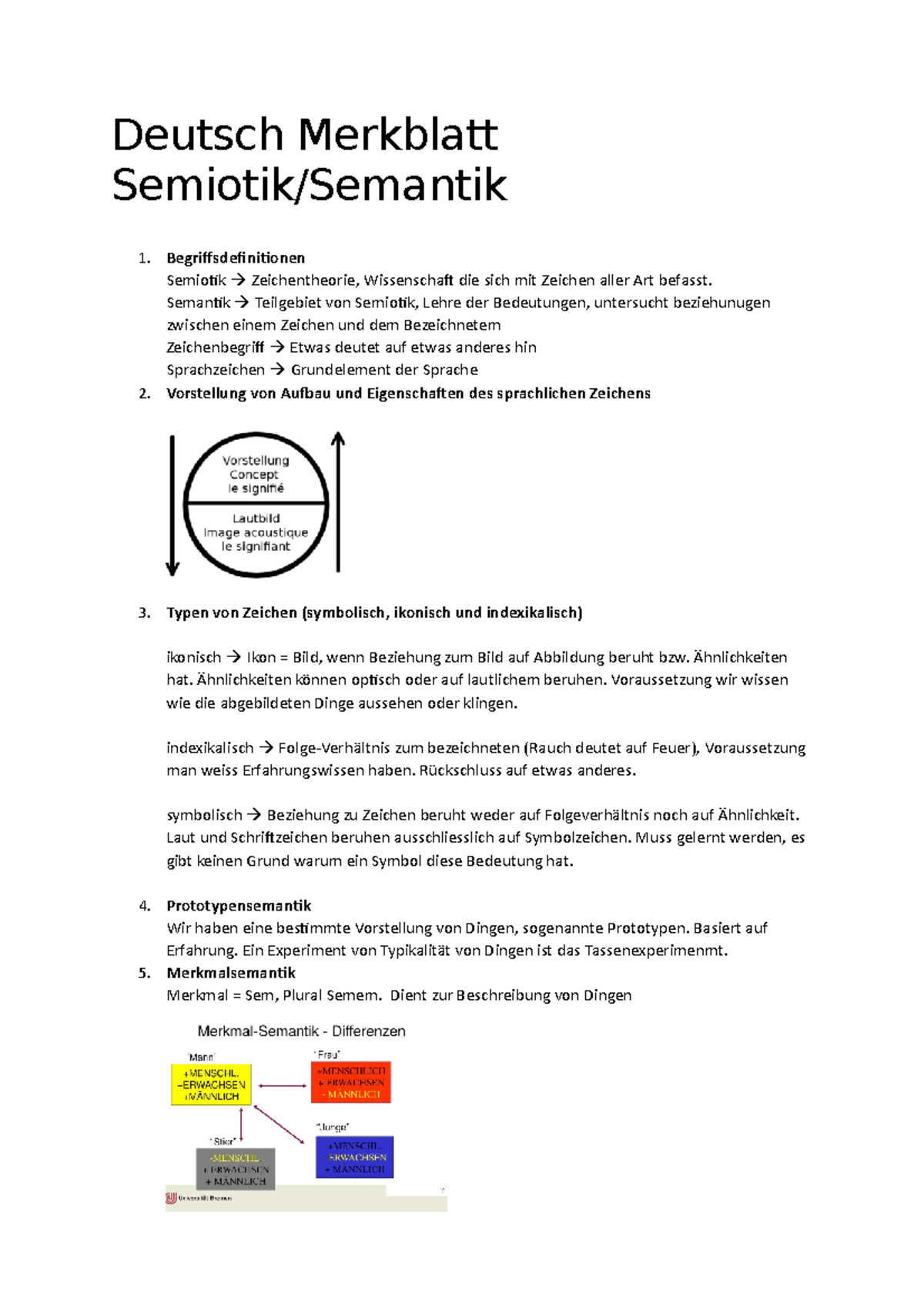 Deutsch Merkblatt Semiotik/Semantik - Deutsch Merkblatt Semiotik ...