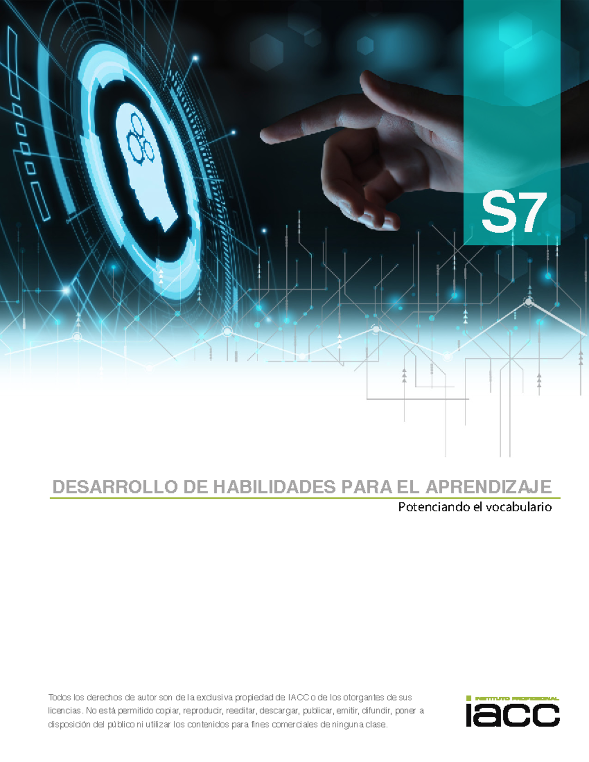 Semana 7 - DESARROLLO DE HABILIDADES PARA EL APRENDIZAJE ...