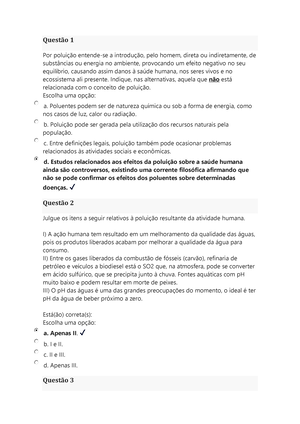 Question Rio Unidade I Estudos Disciplinares V Estudos Disciplinares V Studocu