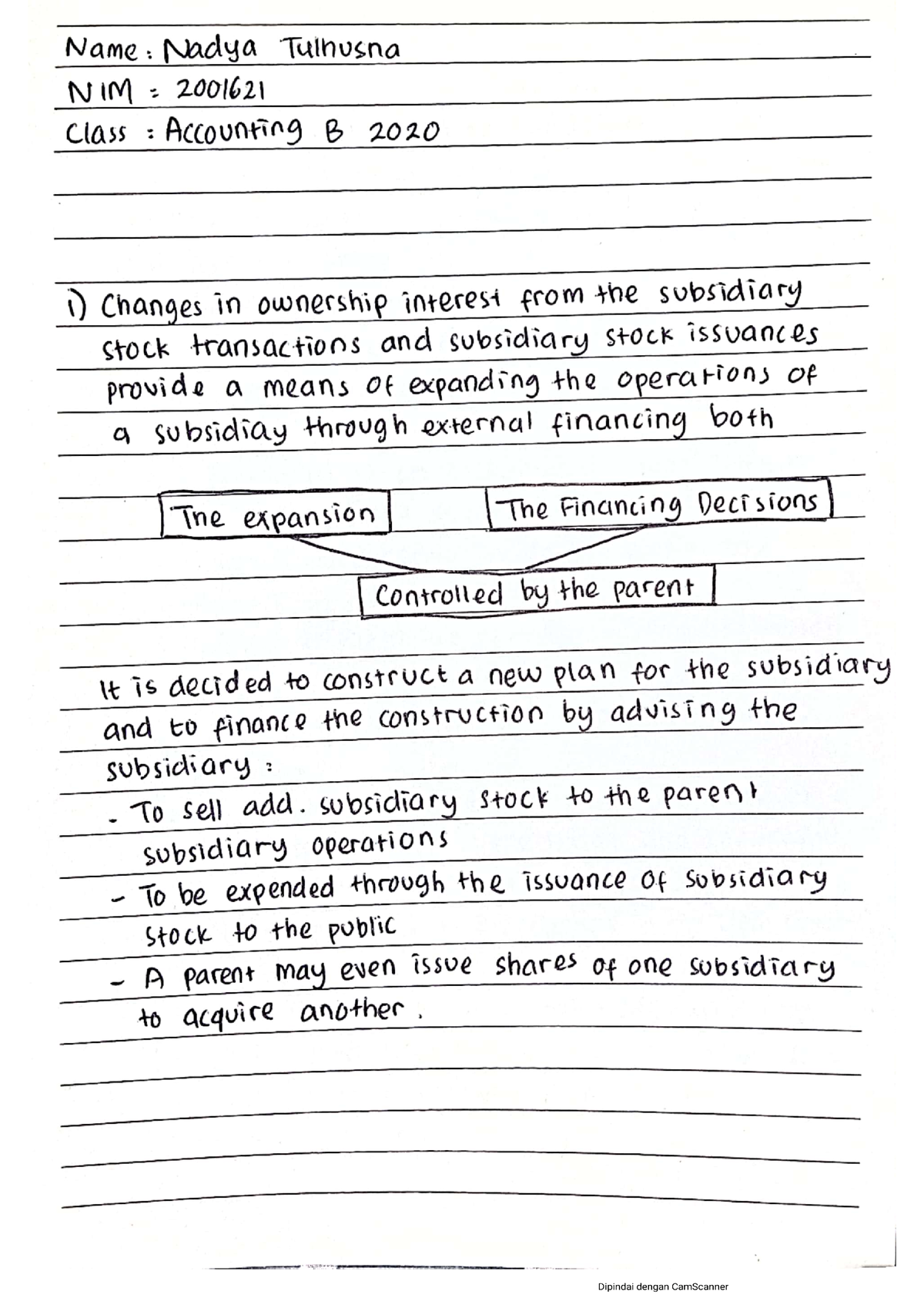 Accounting B 2020 Advanced Accounting - Akuntansi Keuangan Lanjutan ...